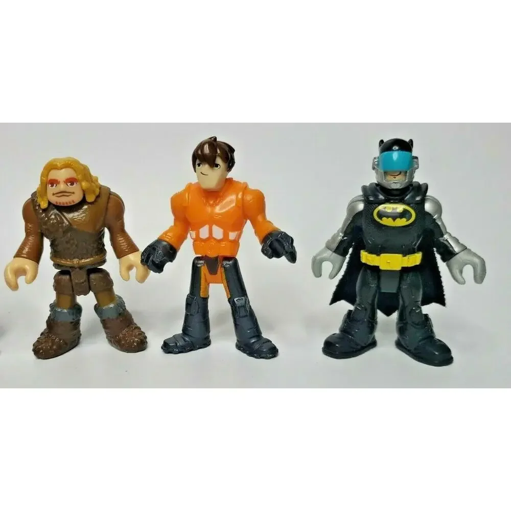 Mixed Lot of Mini figures Luke Skywalker, Batman, 4 more open/used lot of 6 U135